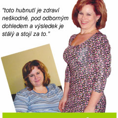 Paní Mirka  25 kg za 12 měsíců 